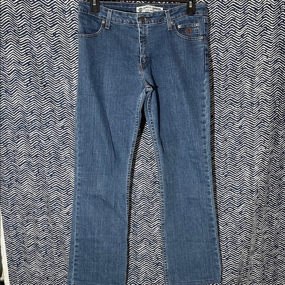 Harley-Davidson Blue Boot Cut Jeans